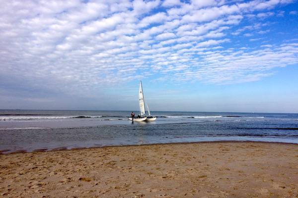 Afbeelding strand en zee